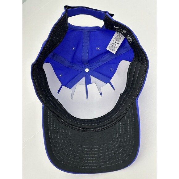 Nike Golf Club Hat Dri Fit Purple/White‎ Swoosh Unisex Flex L/XL Structured Cap - Picture 11 of 14